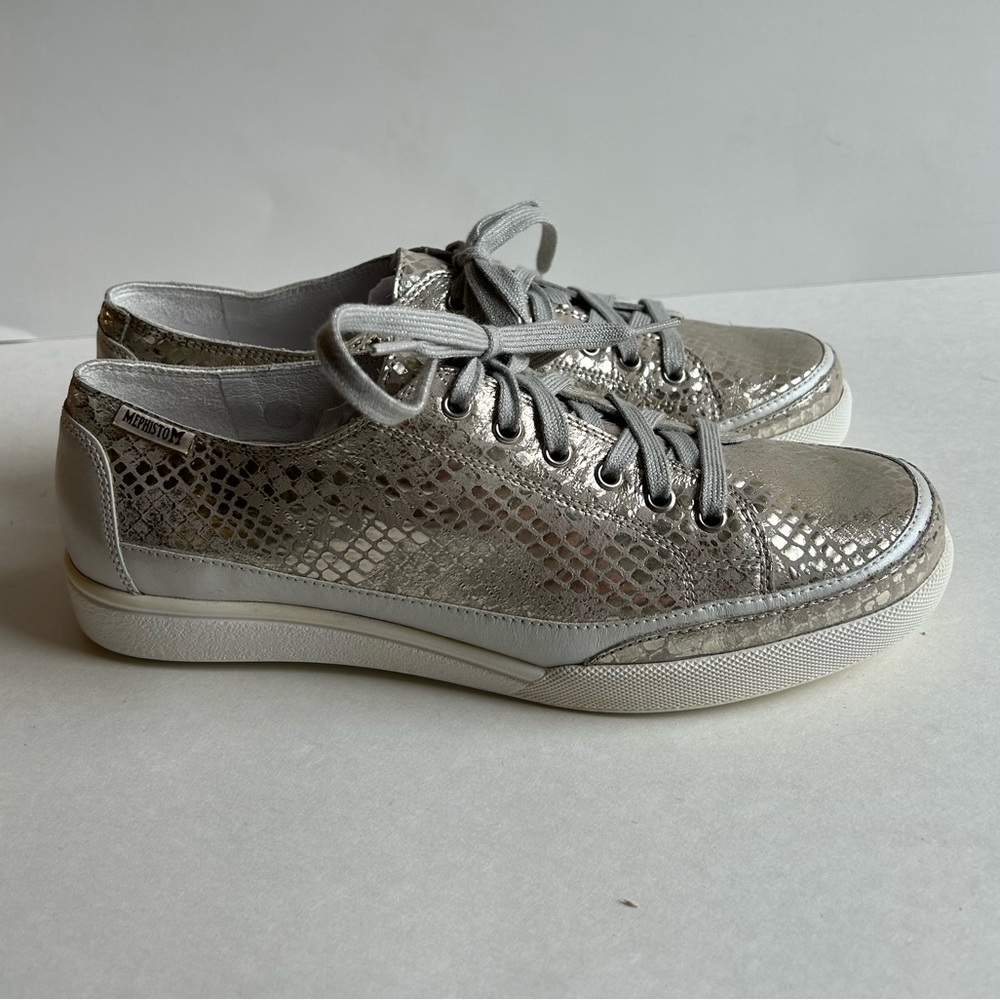 Mephisto | silver sneakers